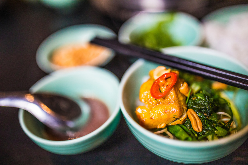 ماهی معطر و طعم‌دار یکی از غذاهای اصلی هانوی است.
