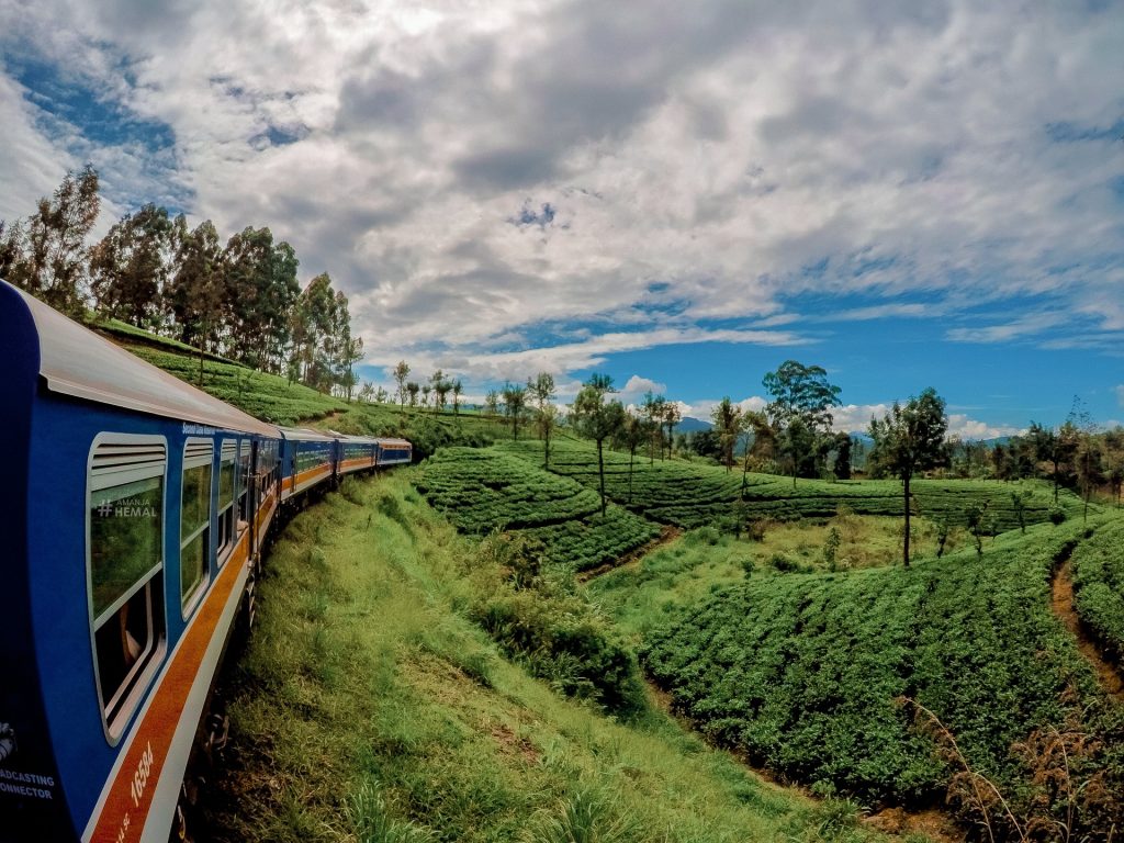 مسیر قطار در سریلانکا